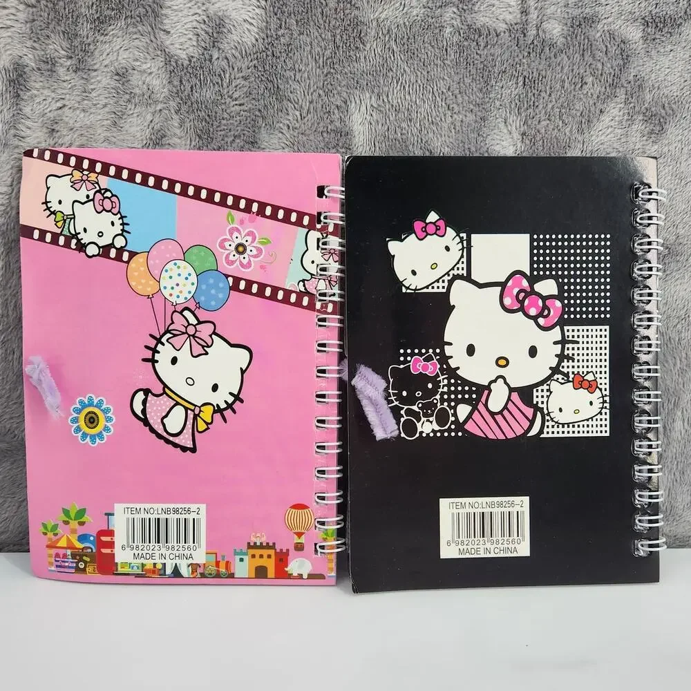 2 Spiral Pocket Notebook/Pen Hello Kitty Party 4x5.5